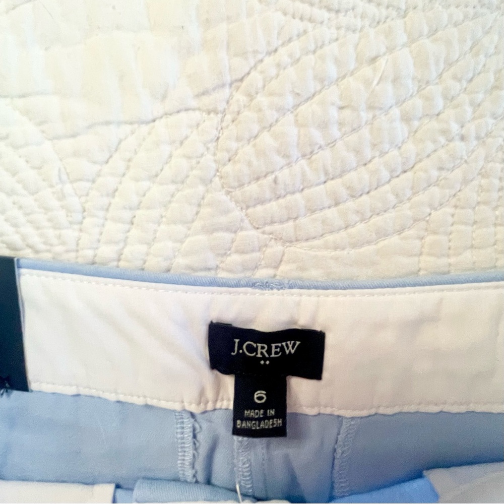 J. Crew Baby Blue Women's Classic Chini Shorts - Picture 4 of 5